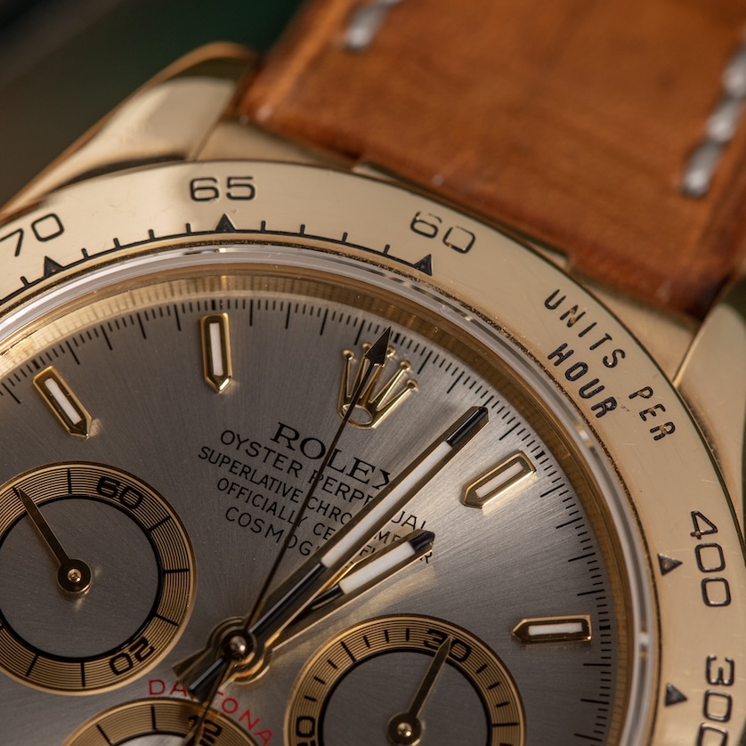 High Street Auctions ROLEX Daytona Zenith 18k, Box and service papers