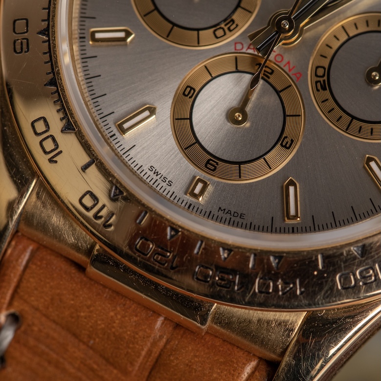 High Street Auctions ROLEX Daytona Zenith 18k, Box and service papers